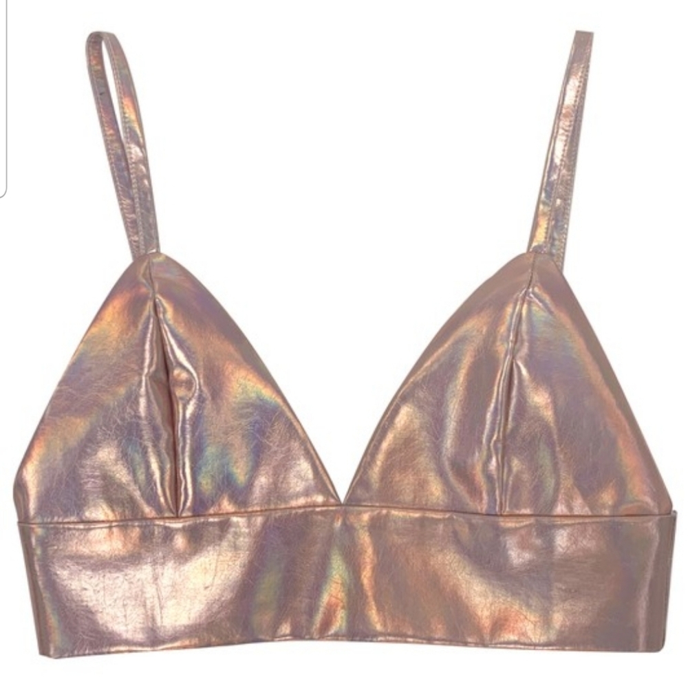 💚💚💚Metallic Bra top - Picture 3 of 3